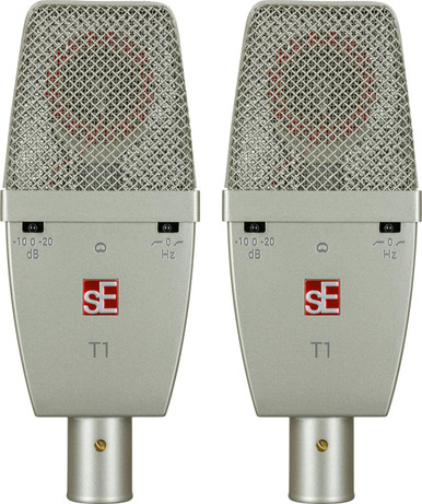 sE Electronics T1 (P), LDC, Titanium Capsule, Cardioid, Matched pair Condenser Microphone