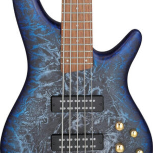 Ibanez SR305EDX-CZM 5-String Bass Guitar in Cosmic Blue Frozen Matte