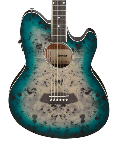 Ibanez TCY10PA-CBS Talman Electro Acoustic Guitar in Cosmic Blue Starburst High Gloss