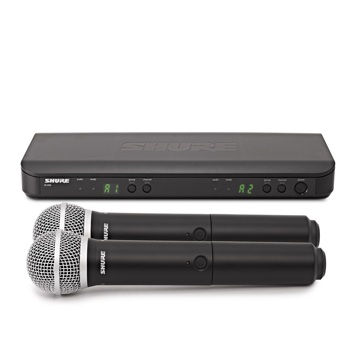 Shure BLX288/PG58-K3E Dual Handheld Wireless Microphone System