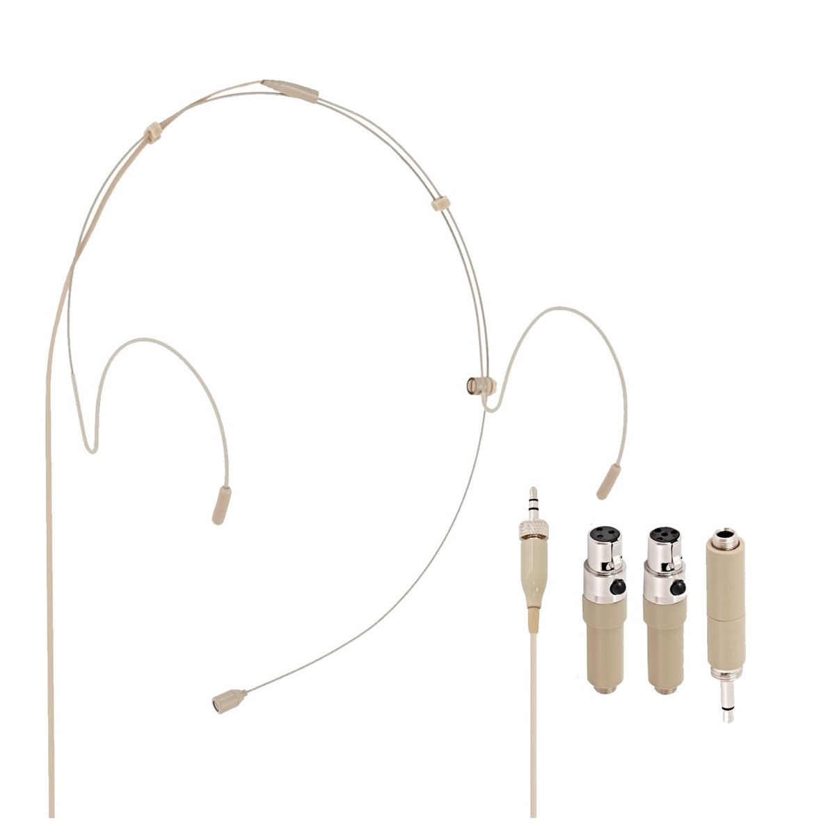 SubZero Tan Headset Microphone Universally Compatible