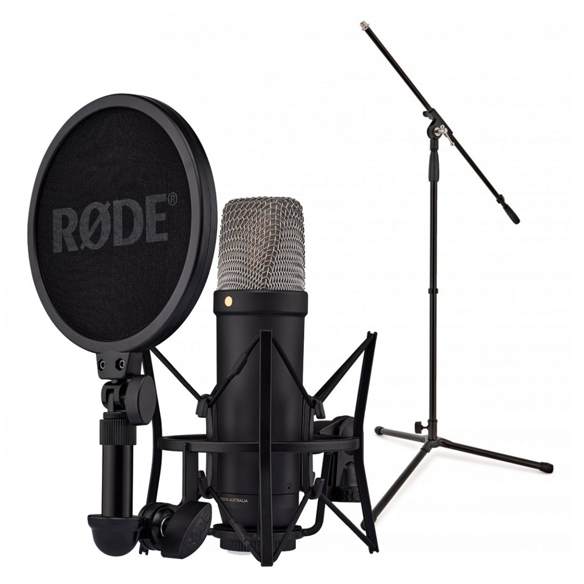 Rode NT1 Gen 5 Vocal Recording Pack with Mic Stand Black