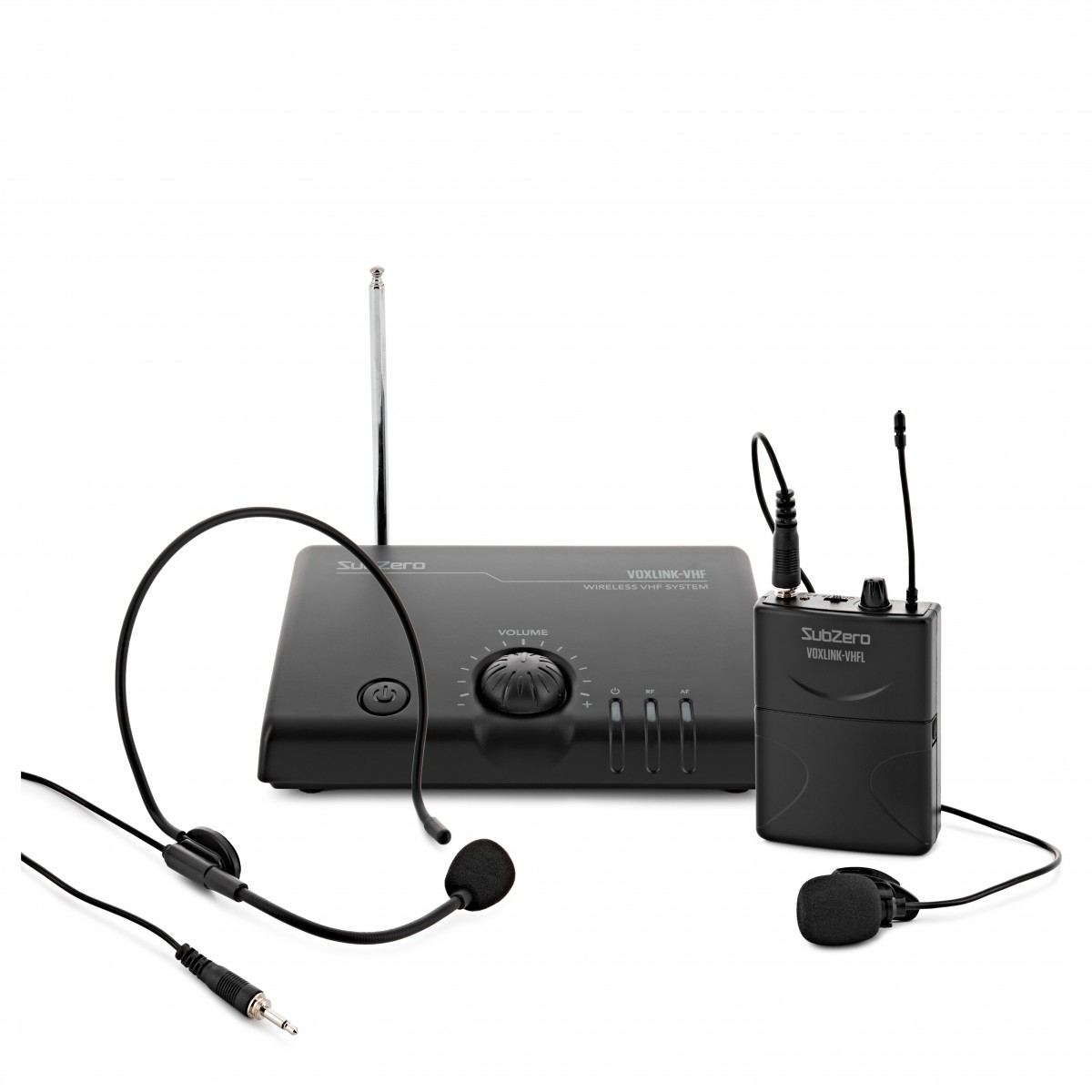 SubZero VHF Wireless Microphone System Headset & Lavalier