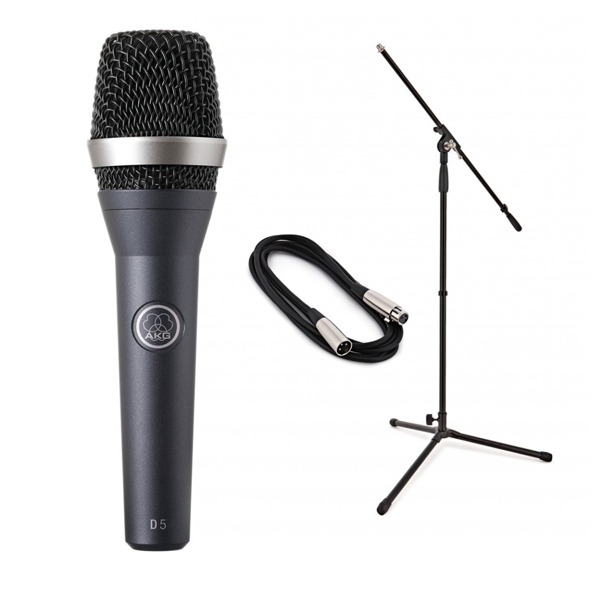 AKG D5 Dynamic Vocal Microphone Bundle