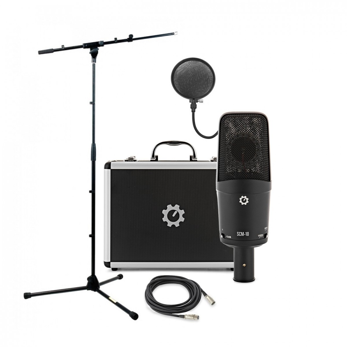G4M Studio Condenser Microphone Home Recording Pack