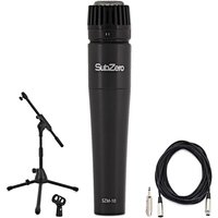 SubZero Dynamic Instrument Mic with Cable and Low Mic Stand