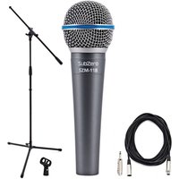SubZero SZM-11B Dynamic Vocal Microphone Boom Stand Pack