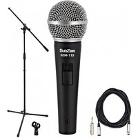 SubZero SZM-11S Dynamic Vocal Microphone with Switch Boom Stand Pack
