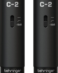 Behringer C-2 DARK EDITION - Matched Pair of Condenser Mics in Black - Image 1