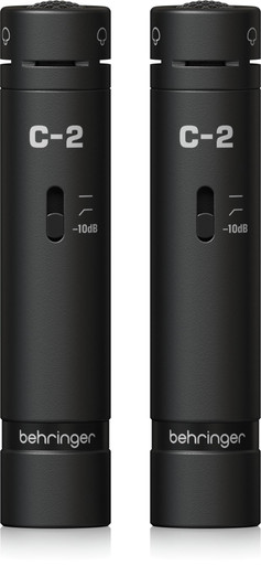 Behringer C-2 DARK EDITION - Matched Pair of Condenser Mics in Black