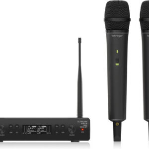 Behringer XTM1-35 DUAL VOCAL SET - UHF Wireless System with 2 Handheld Microphones & Dual-Channel Receiver