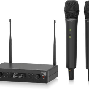 Behringer XTM1-35 DUAL VOCAL SET - UHF Wireless System with 2 Handheld Microphones & Dual-Channel Receiver - Image 5