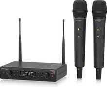 Behringer XTM1-35 DUAL VOCAL SET - UHF Wireless System with 2 Handheld Microphones & Dual-Channel Receiver