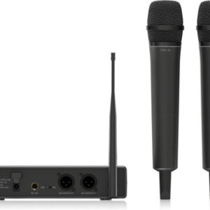Behringer XTM1-35 DUAL VOCAL SET - UHF Wireless System with 2 Handheld Microphones & Dual-Channel Receiver - Image 6