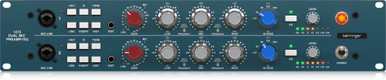 Behringer 1273 Legendary 2-Channel Microphone Preamplifier with 3-Band Equalizers and Custom-Built Midas Transformers