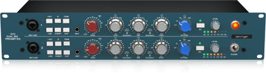 Behringer 1273 Legendary 2-Channel Microphone Preamplifier with 3-Band Equalizers and Custom-Built Midas Transformers