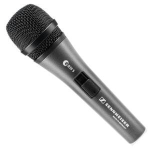 Sennheiser E835S Dynamic Cardioid Microphone Bundle with Mic Stand and XLR Cable - Image 5
