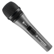 Sennheiser E835S Dynamic Cardioid Microphone Bundle with Mic Stand and XLR Cable