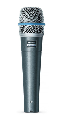 Shure Beta 57 Microphone Bundle with Mic Stand & XLR Cable