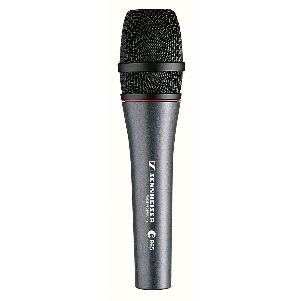 Sennheiser E865 Microphone Bundle with Mic Stand & XLR Cable