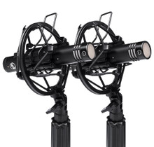 Warm Audio WA-84 Small Diaphragm Condenser Microphone Stereo pair in Black - Image 2