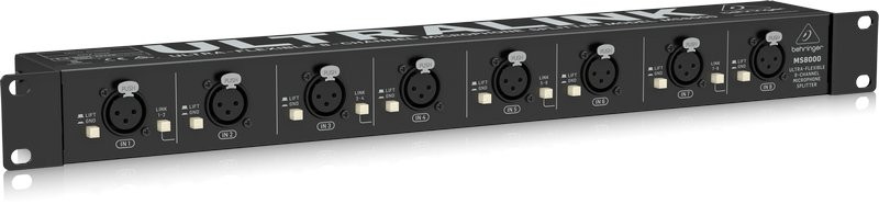 Behringer ULTRALINK MS8000 8 Channel Microphone Splitter