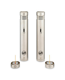 Warm Audio WA-84 Condensor Microphone Stereo Pair with Omni & Cardioid Capsules - Nickel - Image 2