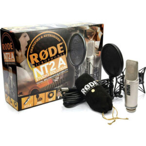 Rode NT2-A Multi-Pattern Condenser Microphone Studio Solution with Accessories - Image 1
