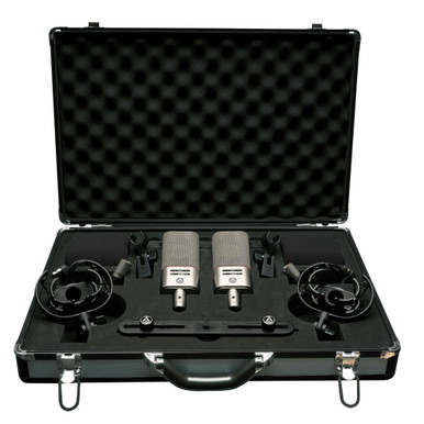 Austrian Audio OC818 Dual Set Plus - Two Mics with Clips, Shockmounts, Stereo Bar & Flightcase