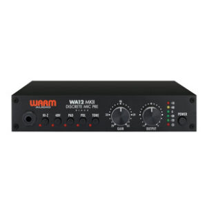 Warm Audio WA12 MKII Half-Rack Discrete Microphone Preamp in Black