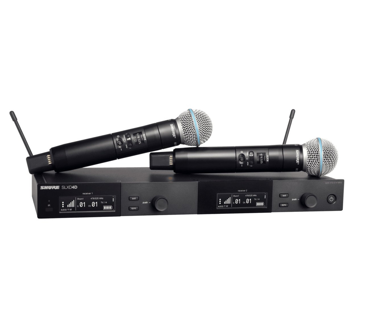 Shure SLXD24DUK Dual Wireless System with BETA58A Mic