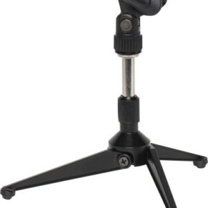 Stagg MIS-1000BK Desktop Tripod Mic Stand With Mic Clip