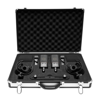 Austrian Audio OC18 Dual Set Plus - Two Mics with Clips, Shockmounts, Stereo Bar & Flightcase