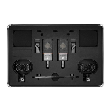 Austrian Audio OC18 Dual Set Plus - Two Mics with Clips, Shockmounts, Stereo Bar & Flightcase