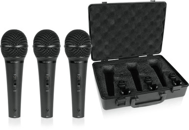 Behringer XM1800S 3 Dynamic Cardioid Microphones