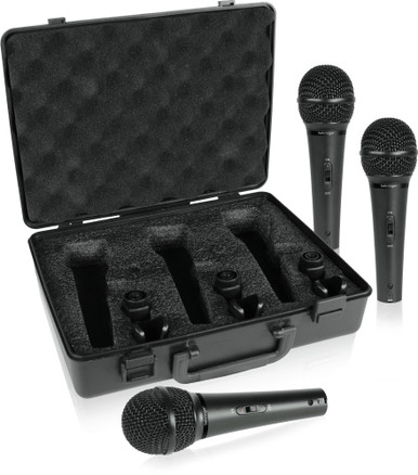 Behringer XM1800S 3 Dynamic Cardioid Microphones