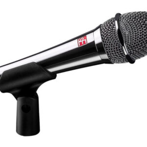 SE Electronics V7 Chrome Dynamic Vocal Microphone Bundle with Mic Stand and XLR Cable - Image 5
