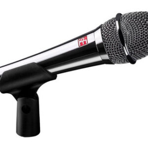 SE Electronics V7 Chrome Dynamic Vocal Microphone Bundle with Mic Stand and XLR Cable - Image 2