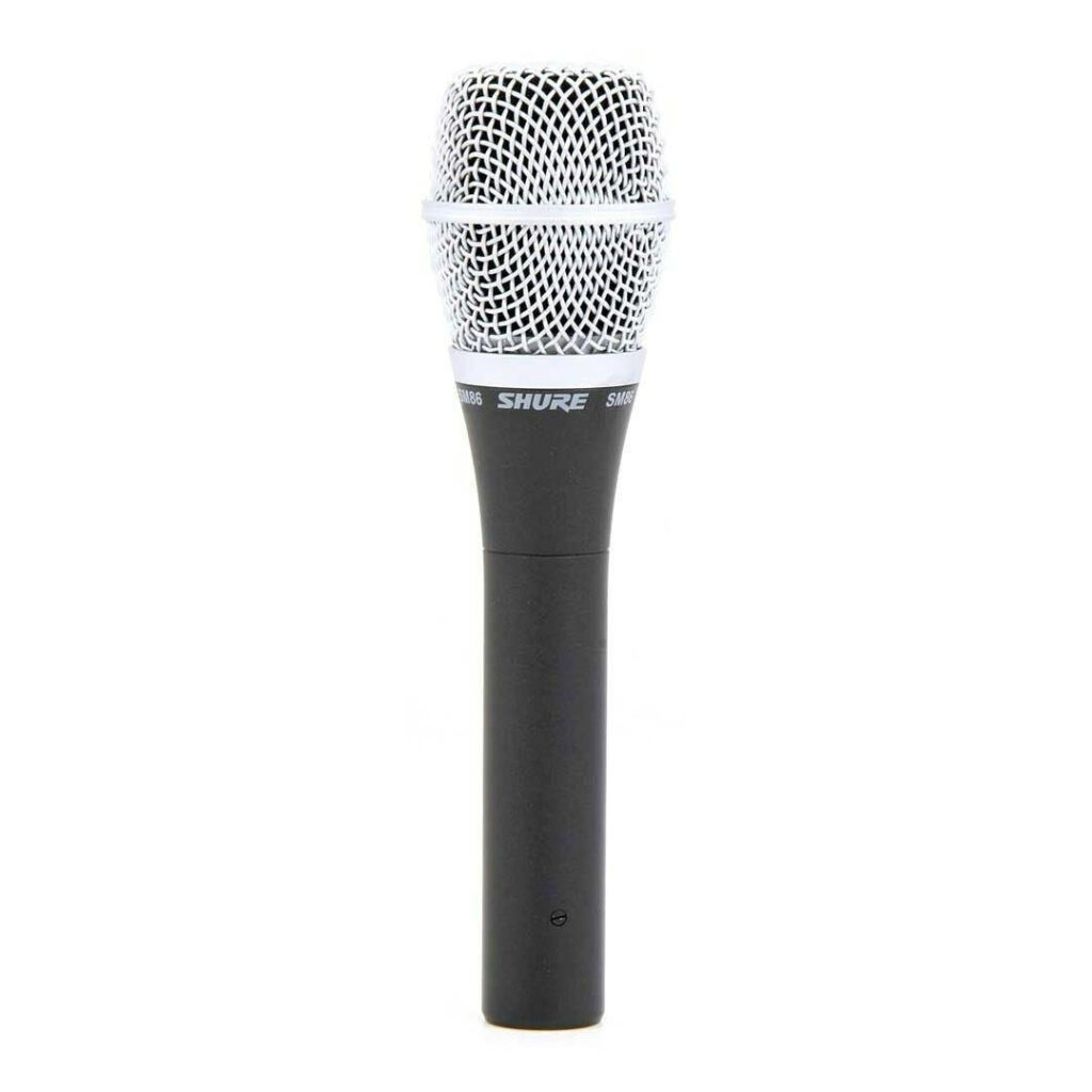Shure SM86 Condenser Microphone Bundle with Mic Stand and XLR Cable