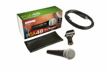 Shure PGA48 Cardioid dynamic vocal microphone with XLR-QTR cable - Image 2