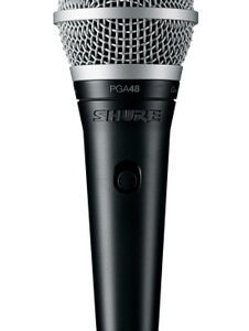 Shure PGA48 Cardioid dynamic vocal microphone With XLR Cable - Image 1
