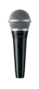 Shure PGA48-XLR-E Cardioid Dynamic Microphone Bundle with Mic Stand and XLR Cable