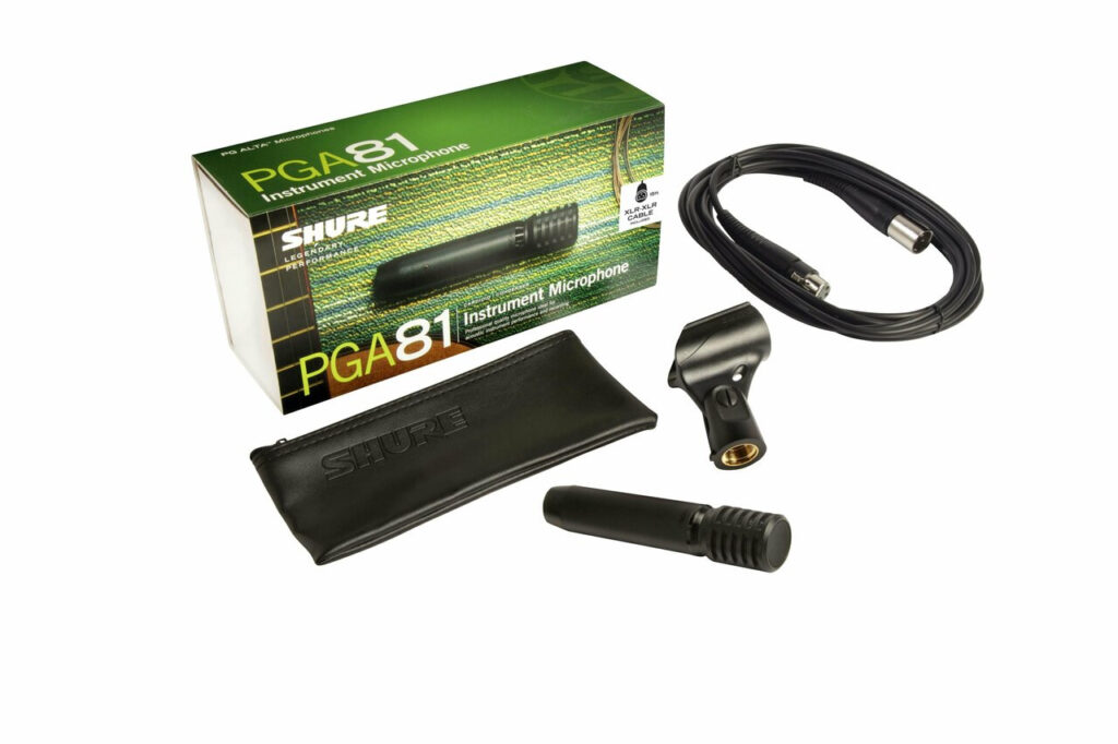Shure PGA81 Cardioid Condenser Instrument Microphone