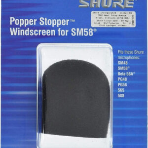 Shure A58WS-BLK - Foam Windscreen for SM58, Beta58A, SM48, and 565SD Mics - Image 5