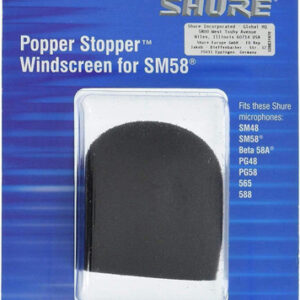 Shure A58WS-BLK - Foam Windscreen for SM58, Beta58A, SM48, and 565SD Mics - Image 2