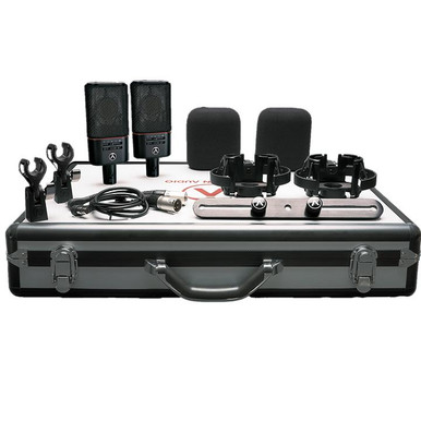 Austrian Audio OC818 Studio Microphone Dual Set Plus in Black.