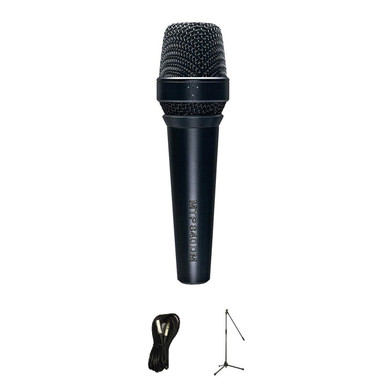 Lewitt MTP840 Dynamic Vocal Microphone Bundle with Mic Stand and XLR Cable