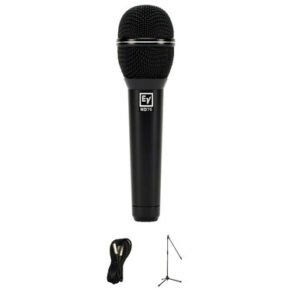 Electro Voice ND76 Microphone Bundle with Mic Stand and XLR Cable