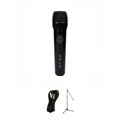 Sontronics SOLO Supercardiod Vocal Microphone Bundle with Stand and XLR Cable