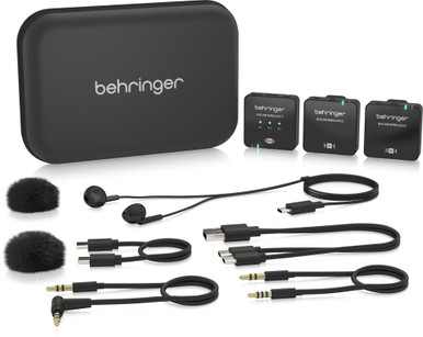 Behringer GO CAM WIRELESS II - Dual Digital Wireless Clip-On Microphone